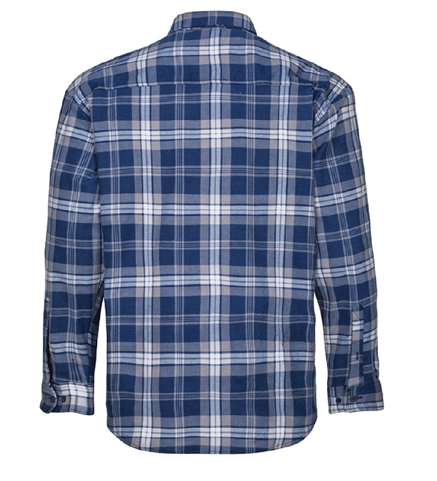 Mens Open Front Flannelette Shirt - RM123FOF