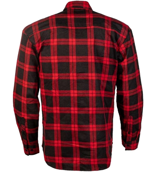 Mens Open Front Flannelette Shirt - RM123FOF