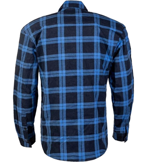 Mens Open Front Flannelette Shirt - RM123FOF