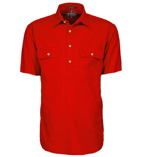 Closed Front Mens S/S Pilbara Shirt