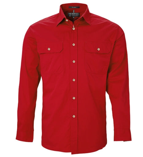 Open Front Mens Pilbara Shirt