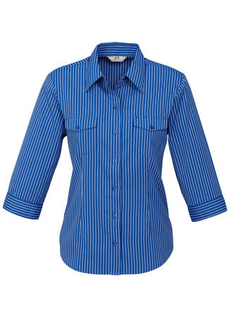 Ladies Cuban 3/4 Sleeve Shirt S10421