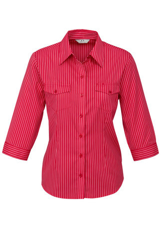 Ladies Cuban 3/4 Sleeve Shirt S10421