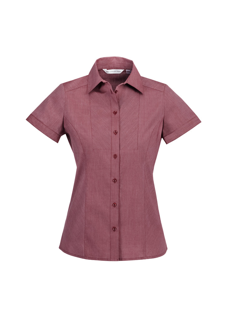 Ladies Chevron Short Sleeve Shirt - S122LS