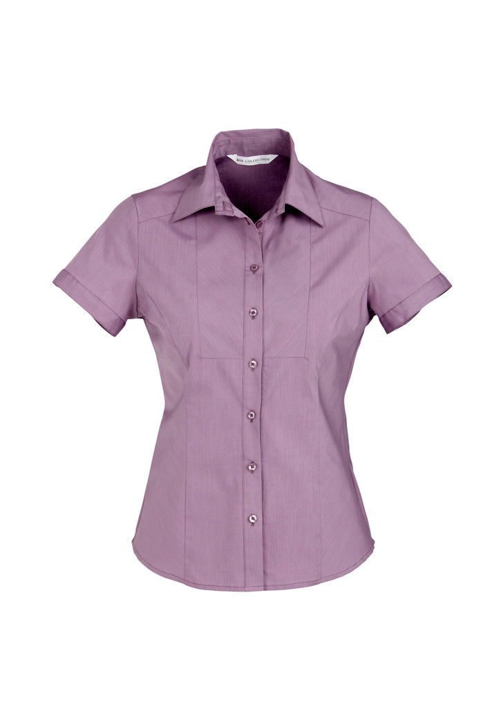 Ladies Chevron Short Sleeve Shirt - S122LS