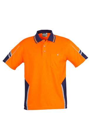 Mens Hi Vis Cotton S/S Polo