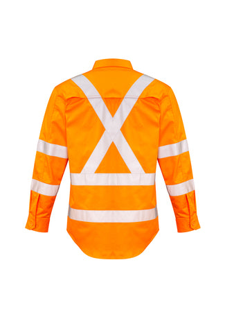 Mens Hi Vis X Back Taped Shirt